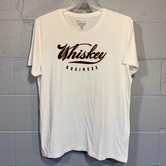 Lucky Brand Other - Lucky Brand Graphic Tee-Whiskey Business-Mens XL